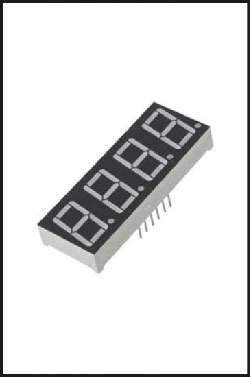 9.2mm 4 Digit Ortak Anot 7-Segment Display - Sarı